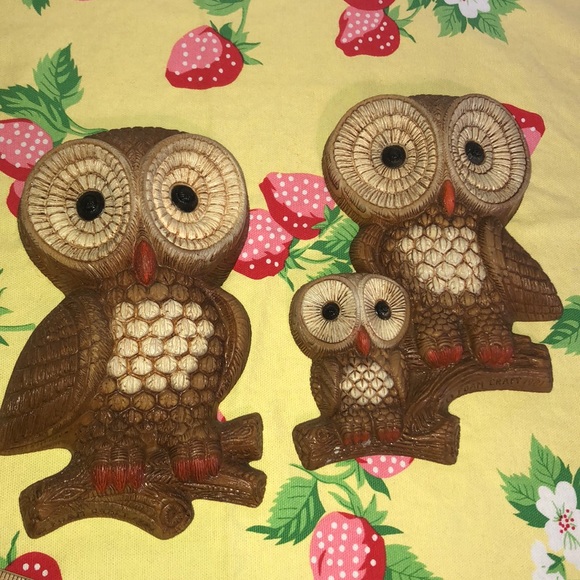 Vintage foam craft 1981 owls - Picture 10 of 12